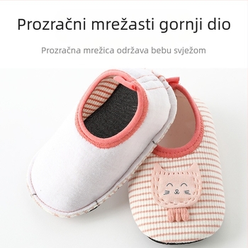 2023 proljeće–ljeto nove dječje cipele s mekanom potplatom, prozračne, protuklizne za hodanje bebama, uz komplet čarapa