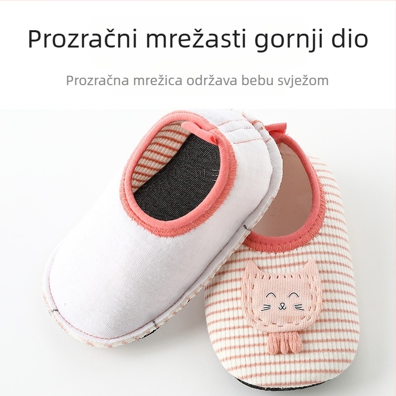 2023 proljeće–ljeto nove dječje cipele s mekanom potplatom, prozračne, protuklizne za hodanje bebama, uz komplet čarapa