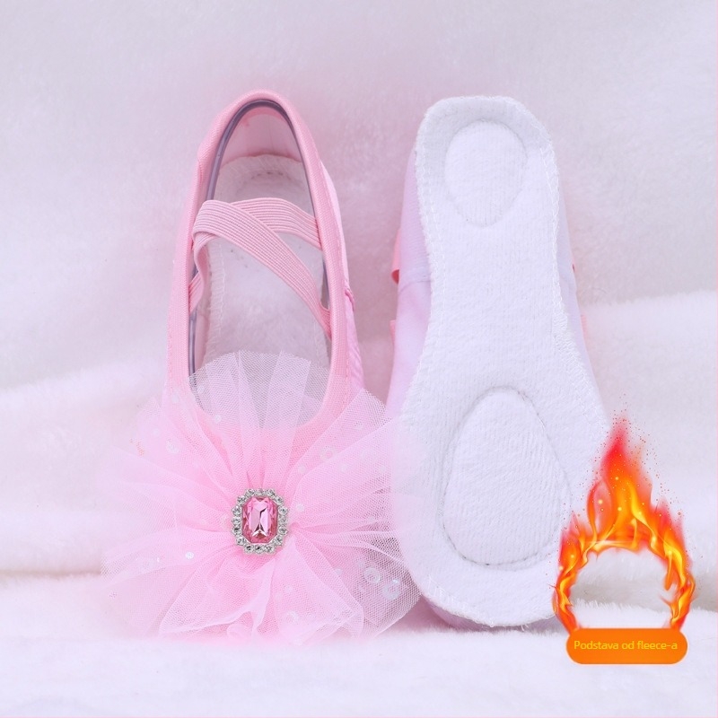 Djevojčice baletanke s mekanim potplatom – lagane, prozračne cipele za balet za djecu