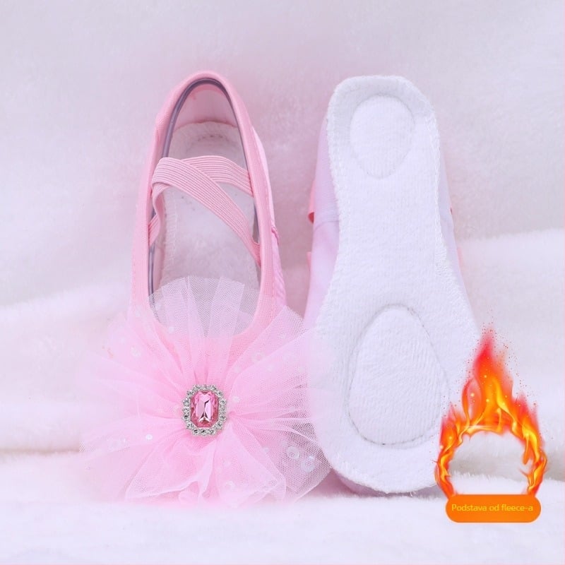 Djevojčice baletanke s mekanim potplatom – lagane, prozračne cipele za balet za djecu