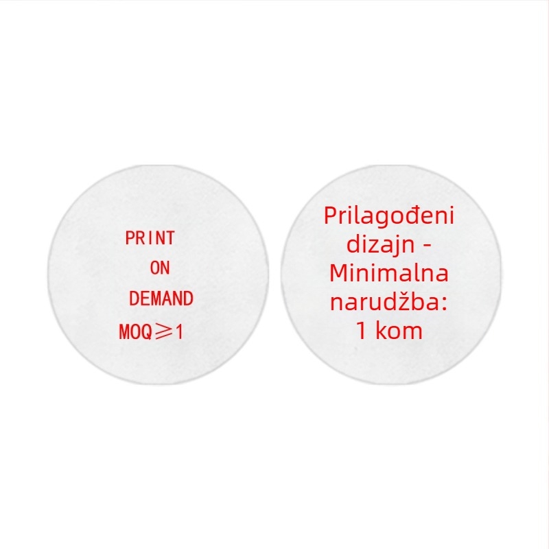 2-dijelni set podložaka za držač čaše u automobilu s životinjskim digitalnim tiskom, prilagodljiv, kompatibilan s pretincem za pohranu, materijal: kemijska vlakna pjena