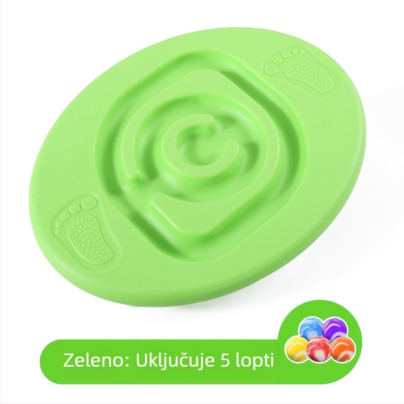 Dječja balans ploča u obliku puža i jajeta za osjetilni i fokus trening, ekološki materijal, razvoj vida, koordinacija ruku i oka, kognitivni razvoj (uzrast 4–6 godina)
