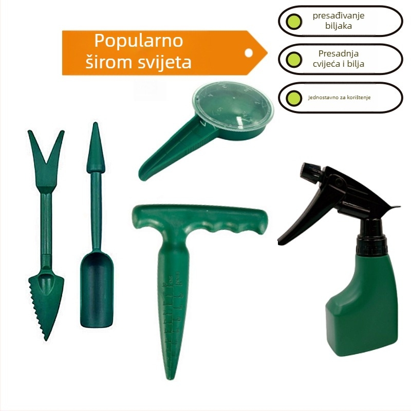 Mini set alata za vrtlarstvo za presađivanje rasada i bušenje rupa – vrtlarenje