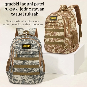 Unisex Oxford ruksak za slobodno vrijeme i poslovna putovanja s pretincom za prijenosno računalo