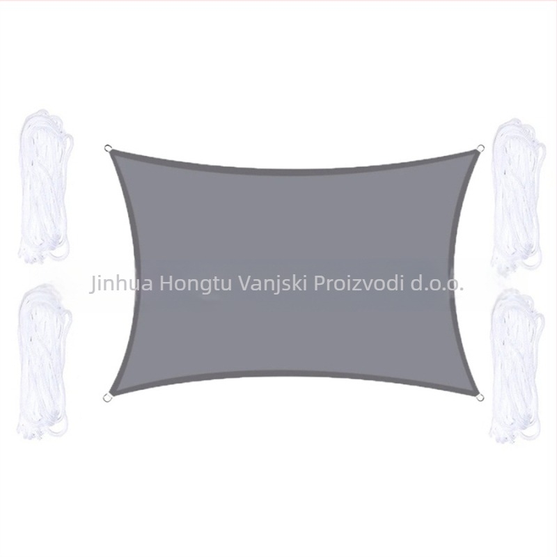 Hongtu Outdoor Pravokutno sjenilo za vanjsku upotrebu, poliester, vodootporno PU-2000mm