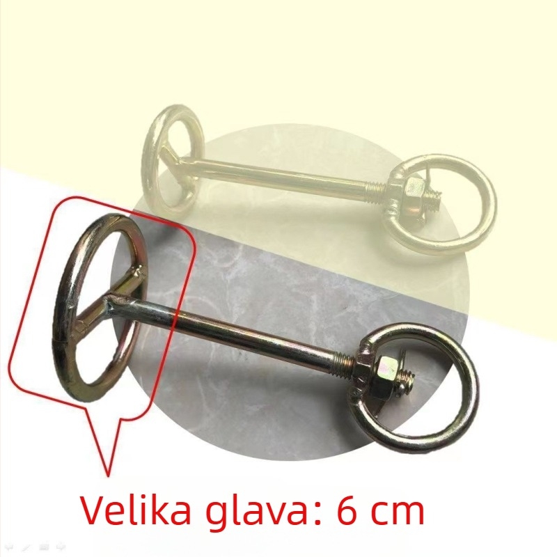 Nosna kopča za krave — opružni nosni prsten, alat za vuču, nosne kliješta