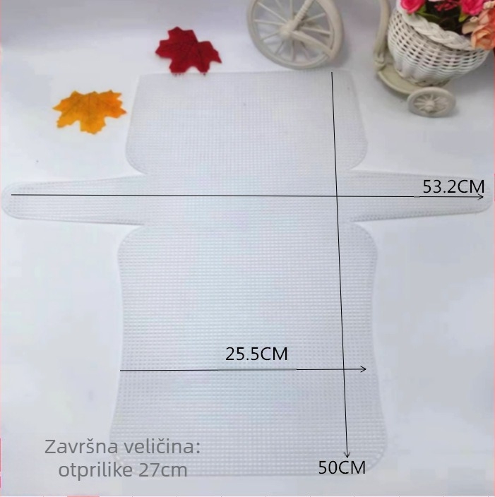 Plastična pločica za oblikovanje dna torbe – DIY dodatak za torbe, šešire i ruksake