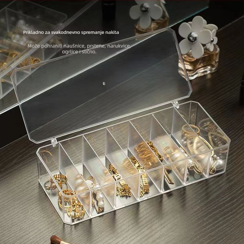 Kutija za pohranjivanje koralja s ladicama – višestruki pretinci, plastična konstrukcija, ambalaža za nakit