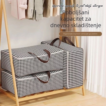 Torba za skladištenje deka i odjeće, torba u stilu ručne torbe, netkani materijal, višenamjenska, za preseljenje i skladištenje u spavaćoj sobi, model 103