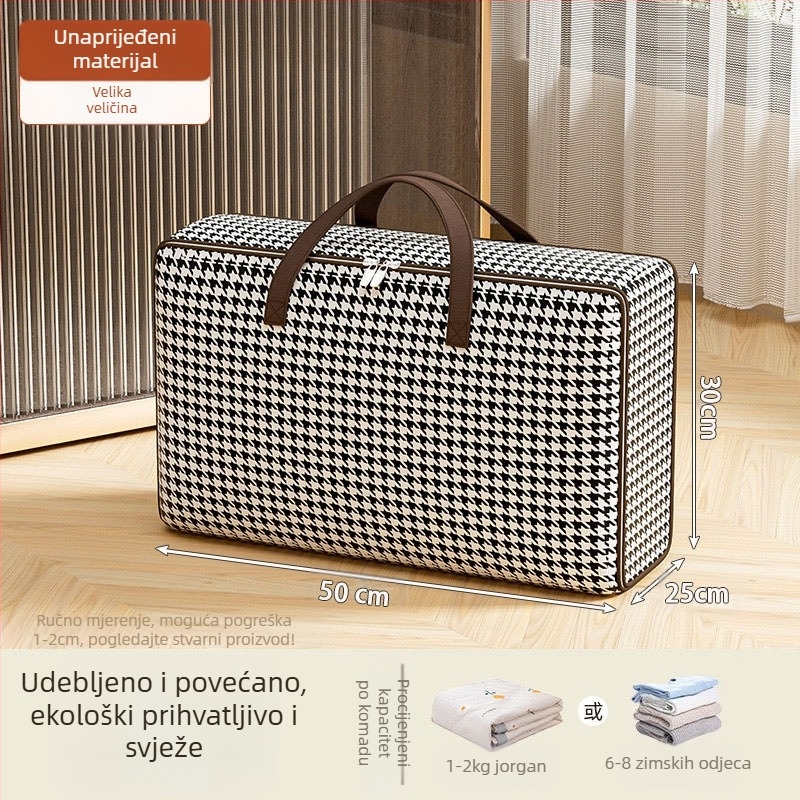 Torba za skladištenje deka i odjeće, torba u stilu ručne torbe, netkani materijal, višenamjenska, za preseljenje i skladištenje u spavaćoj sobi, model 103