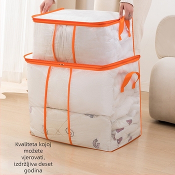 PVC torba za pohranu prekrivača - Veliki kapacitet, Vodootporna i otporna na vlagu, Prozirna, Višenamjenska za spavaću sobu