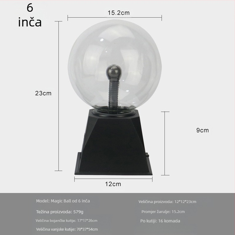 Hao Li Geometrijska staklena kugla – ručno puhana od visokokvalitetnog borosilikatnog stakla, prilagodljiva, polirana površina, ispis logotipa