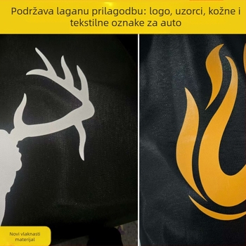 Okrugla protupožarna podloga za stol; otporna na plamen, visoka toplinska izolacija, otpornost na visoke temperature.