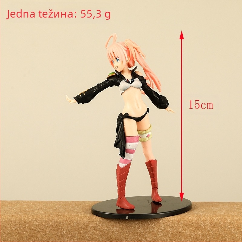 Pet PVC slime figurica modela s animacijom, pakirane u vrećicu, bez sklapanja, pogodne za uzrast 7–14 godina