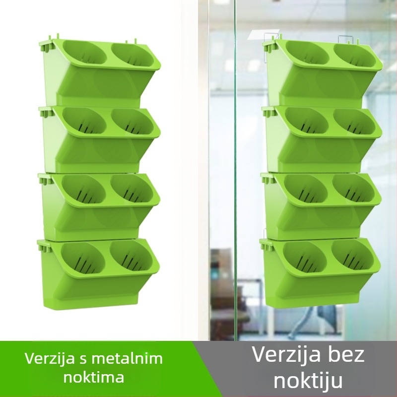 Zidni višeslojni stalak za cvijeće, set od 4 komada, za balkon