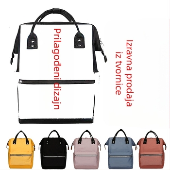 Ruksak s uzorkom životinja, kapacitet 36-55L, najlon, naramenica s zračnim jastukom, podstava poliester, ulični stil