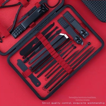 Set alata za rezanje noktiju za kućnu upotrebu, nehrđajući čelik, kliješta za nokte u obliku sokolovog kljuna, kompletan pedikurni set, mogućnost otiska logotipa