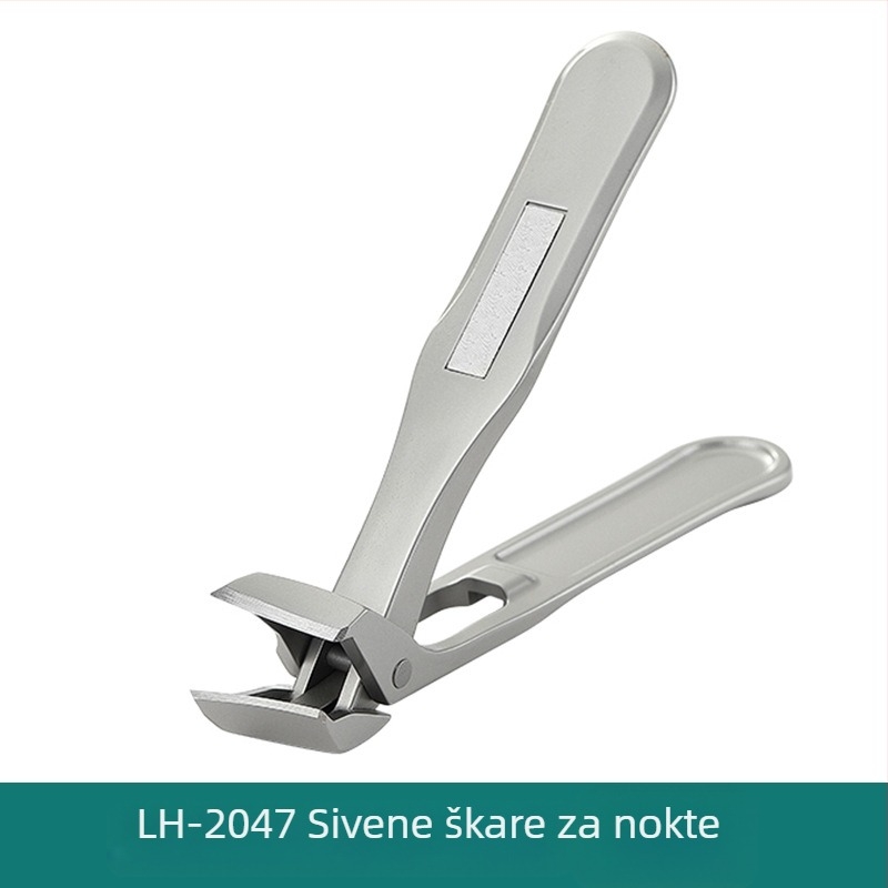 Set kliješta za nokte s nagnutim otvorom i dugom ručkom – nehrđajući čelik, praškasto lijevanje, veliki otvor