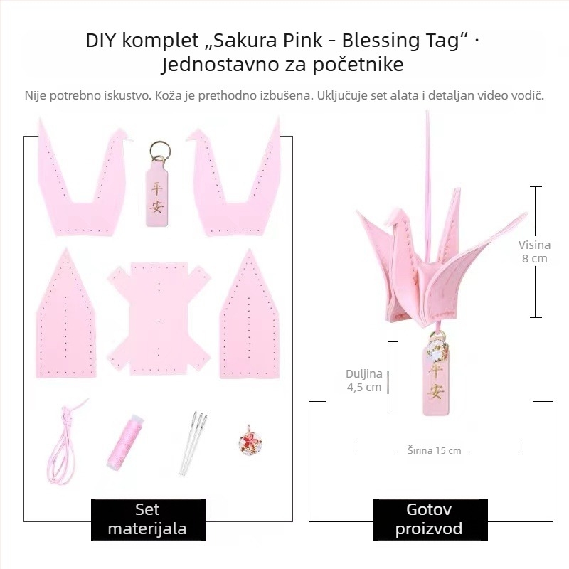 DIY kožni talisman – komplet za ručnu izradu dara za Dan oca, Dan majke i Dan učitelja