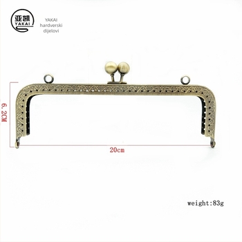 Yakai metalna kopča za prtljagu – cvjetni uzorak, metalni dodatak