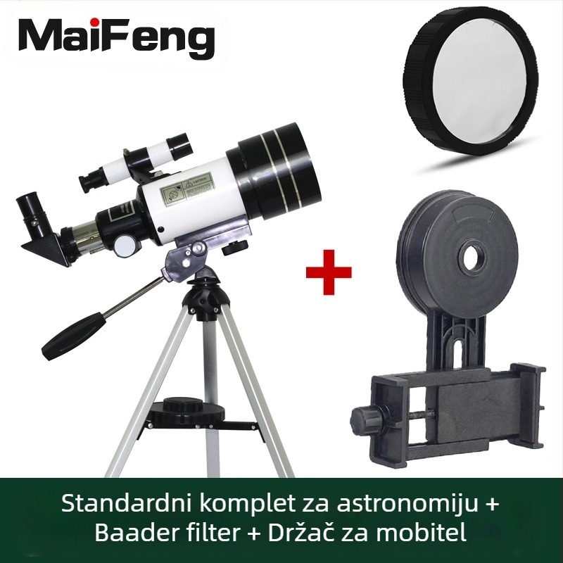 Astronomski teleskop Maifeng F30070 za promatranje neba (Marka Maifeng, Model F30070, Svrha: astronomski teleskop)