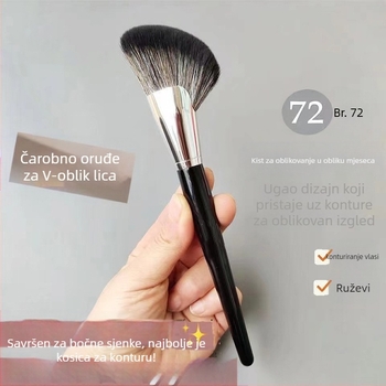 Mapina Četka za highlight/konturiranje lica – 1 kom, sintetička vlakna