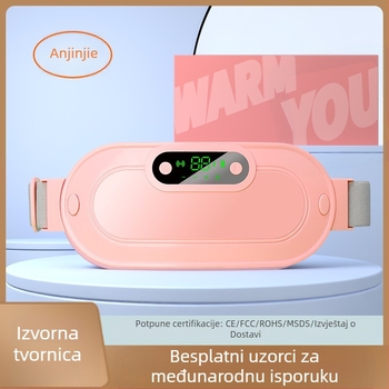 Grijajući pojas za trbuh s vibracijskim masažom, model Y20, punjivi, funkcija timera, temperatura 50–60°C