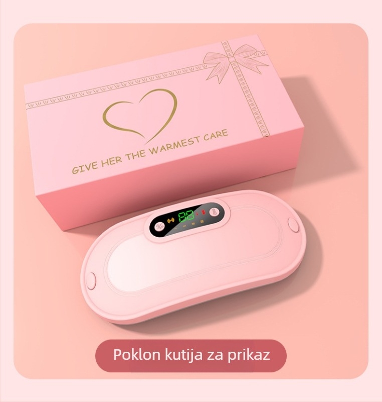 Grijajući pojas za trbuh s vibracijskim masažom, model Y20, punjivi, funkcija timera, temperatura 50–60°C