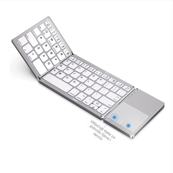 Bežični Bluetooth tipkovnica B033plus za tablete – ergonomski dizajn, mogućnost ispisa logotipa, kompatibilnost s tabletima, Bluetooth sučelje