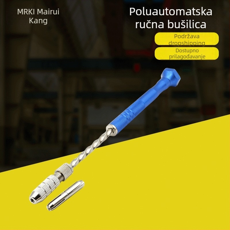 Malikang Tools ručna bušilica – od visokog brzinskog čelika, 0,5–3,2 mm, metrički i imperijalni format, za kućnu uporabu