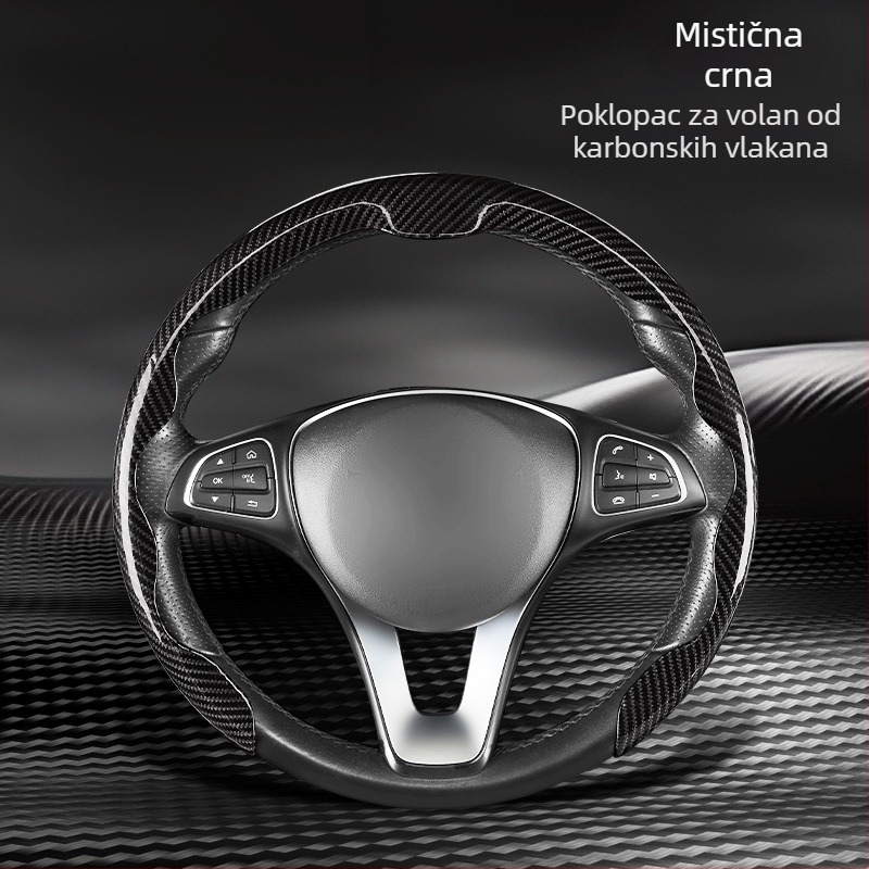 Navlaka za volan automobila od umjetne kože, univerzalna prilagodba, četiri sezone, poslovni stil, marka Xingyue