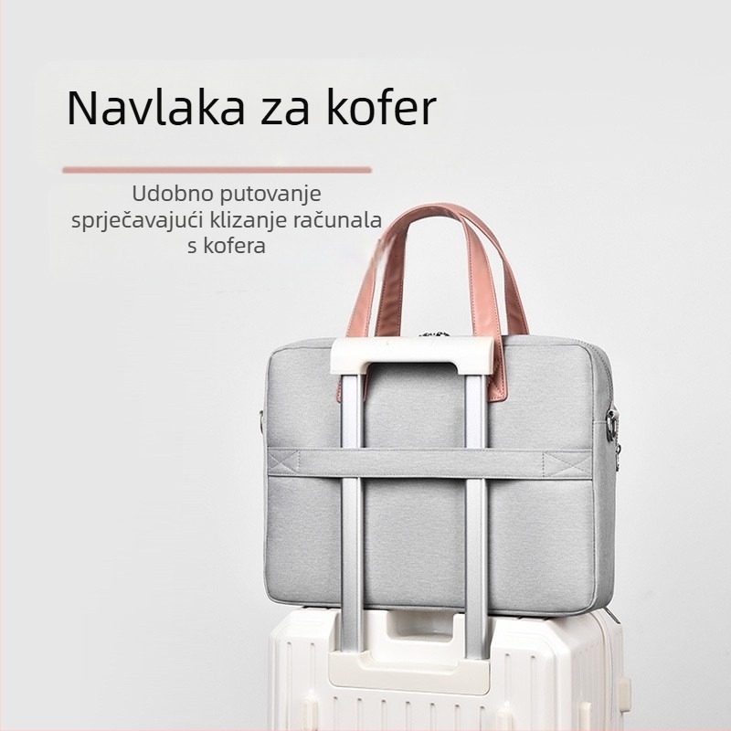 Torba za prijenosno računalo s potpuno zaštitom uz zračne jastuke, vodootporna i prikladna za Lenovo, Huawei, Apple i Xiaoxin 16-inčni prijenosnik