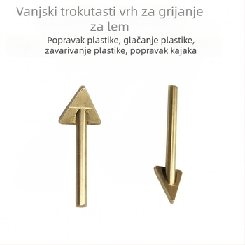 Trokutasti vrh lemilice od bakra za popravke plastike - Handsome