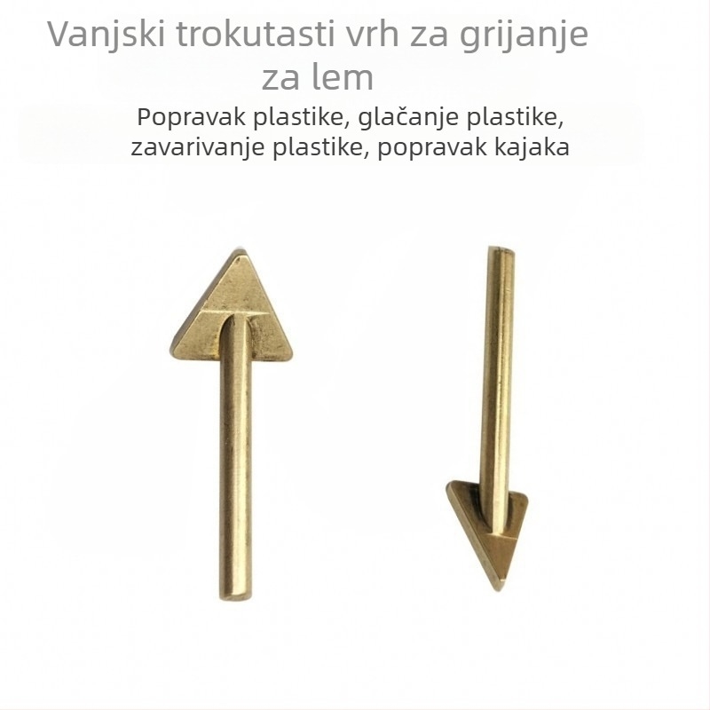 Trokutasti vrh lemilice od bakra za popravke plastike - Handsome