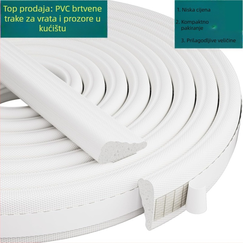 Jin qilai samoljepljiva brtvena traka za klizne prozore i donju ivicu vrata, zvučno izolacijsko brtvljenje, podrijetlo: Qinghe County, Kina