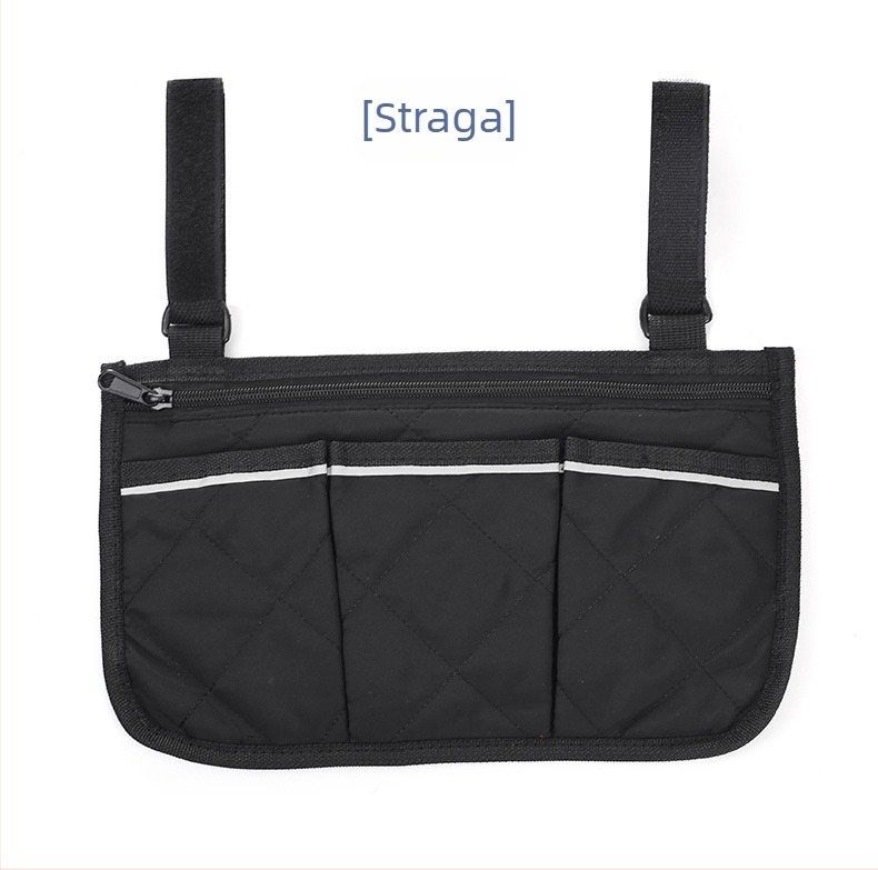 Torba za invalidska kolica s bočnim naslonom – viseća torba, model KSYS109; materijal: 80% poliester + 20% pamuk; debljina: 0,2 cm