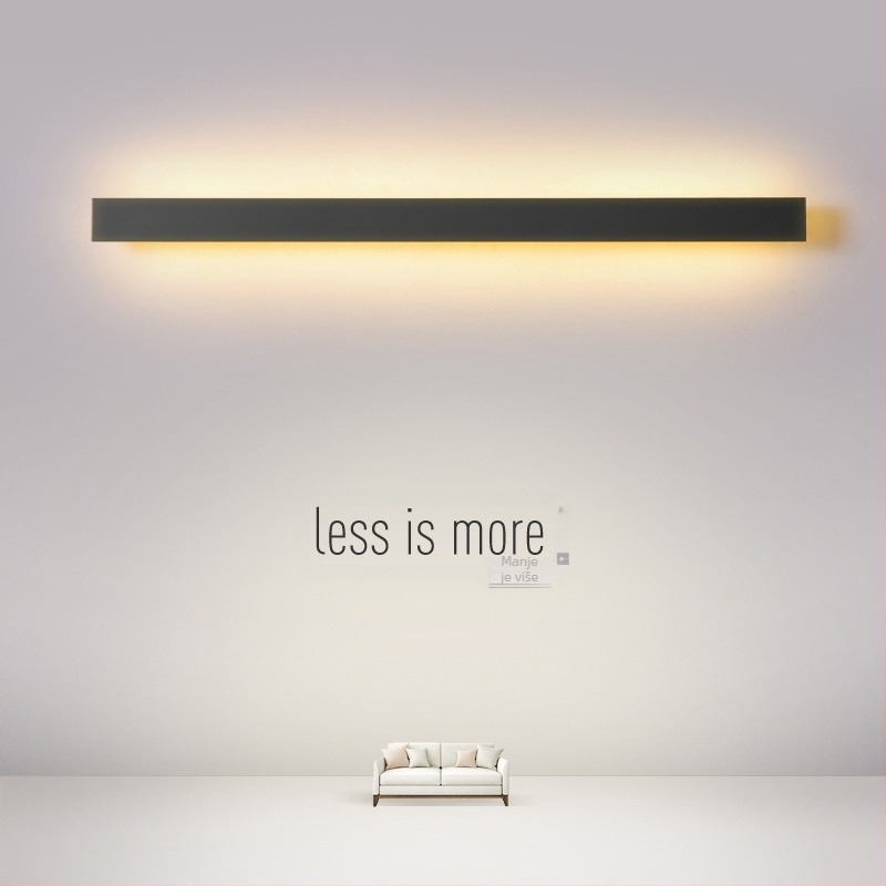 Zidna LED lampa, moderni minimalistički dizajn, akrilni sjenilo, aluminijsko tijelo, napon 85–265V, CE certifikat