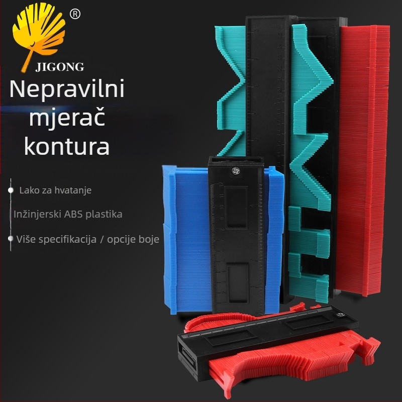 Joist mjerač profila s nepravilnim konturama, lukom i radijanskom pravokutnicom