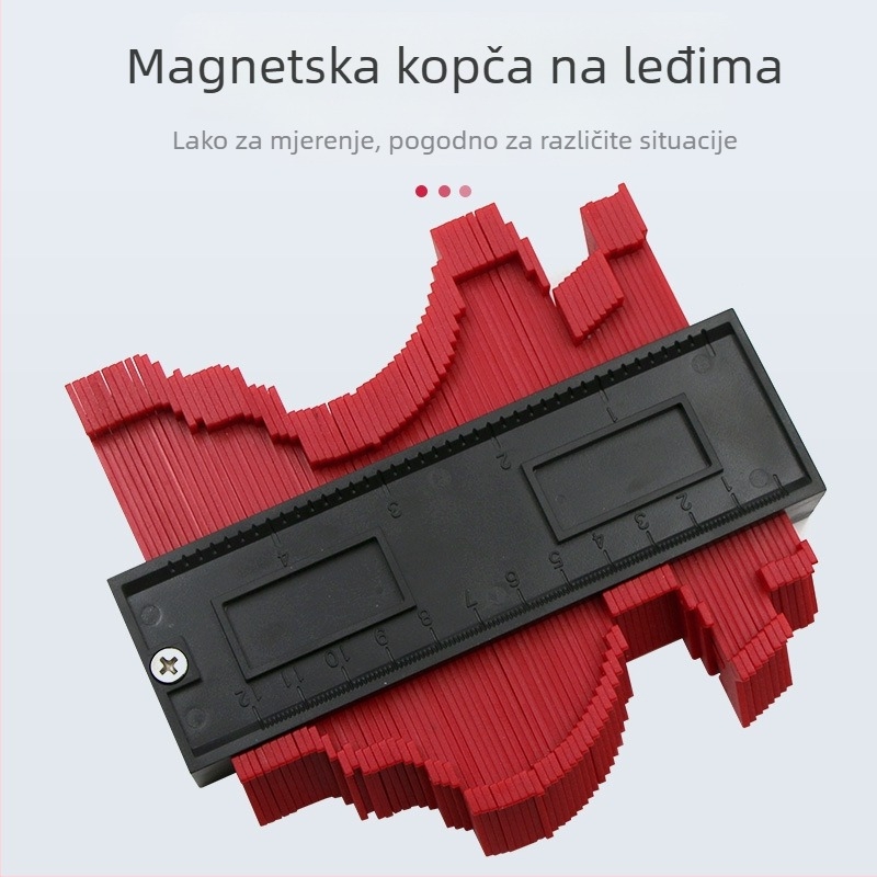 Joist mjerač profila s nepravilnim konturama, lukom i radijanskom pravokutnicom