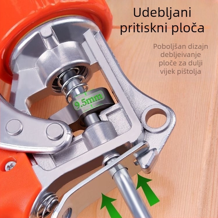 Pištolj za ljepilo od stakla – model koji štedi energiju za kućnu upotrebu (Serija: Glass glue gun; Maksimalni izlazni tlak: 0-999; Težina: 0-550)