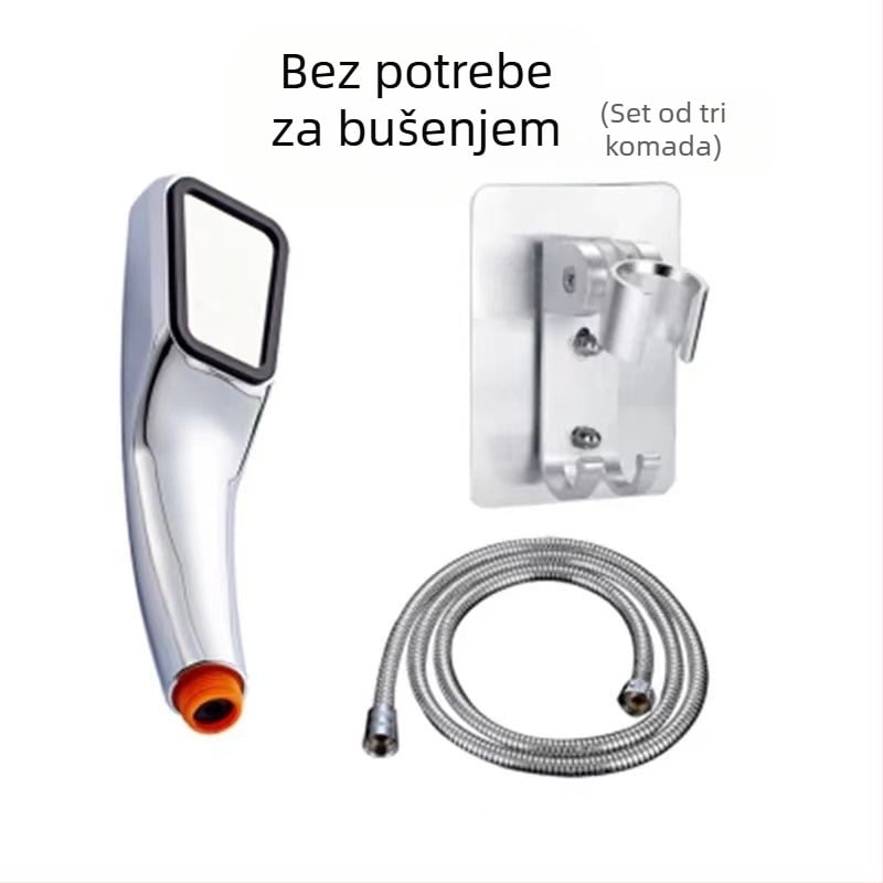 Tuš glava s 300 rupa, pojačani tlak, ABS materijal, zidna ugradnja, UV premaz