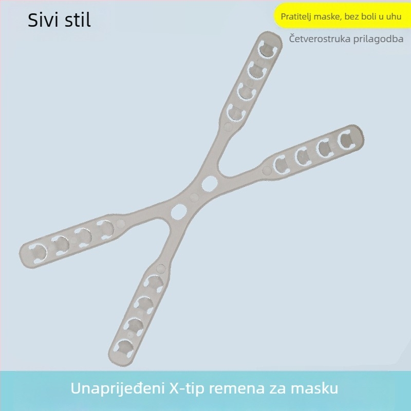 Dodatak za zaštitu ušiju za masku s prilagodljivom kopčom, stražnji nosač, materijal oppopp, unisex odrasli