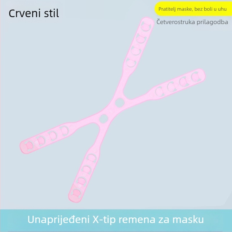 Dodatak za zaštitu ušiju za masku s prilagodljivom kopčom, stražnji nosač, materijal oppopp, unisex odrasli