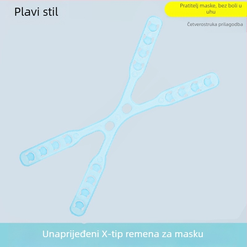 Dodatak za zaštitu ušiju za masku s prilagodljivom kopčom, stražnji nosač, materijal oppopp, unisex odrasli
