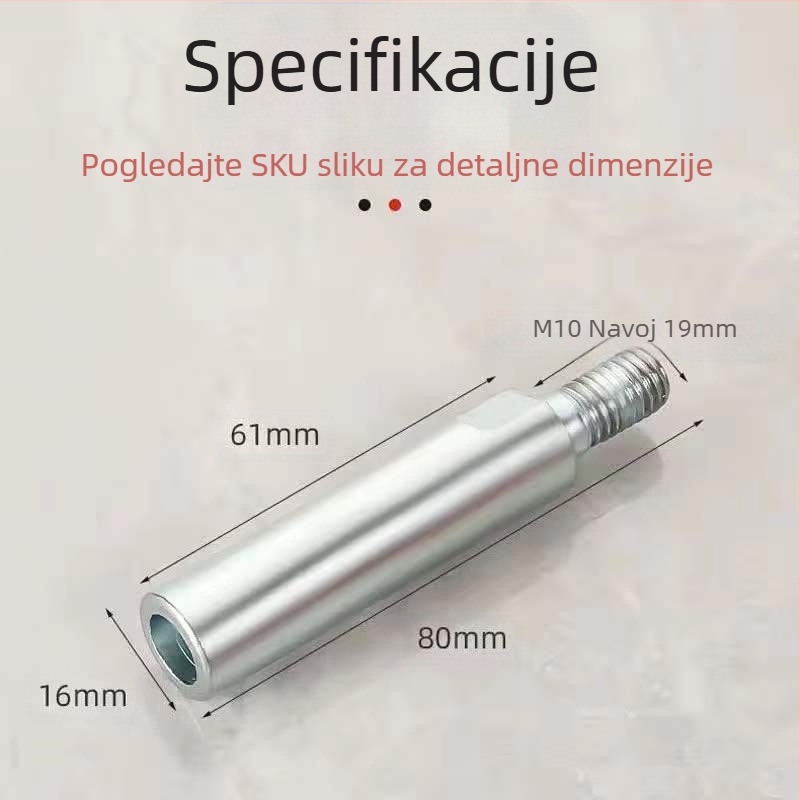 Shangren produžni štap za kutnu brusilicu, višenamjenski konektor, željezna konstrukcija