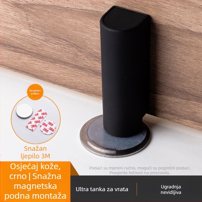 Podnožni sustav usisavanja za vrata – automatsko upravljanje, ABS magnetski, mat završna obrada, pogodan za vrlo uske spojeve vrata