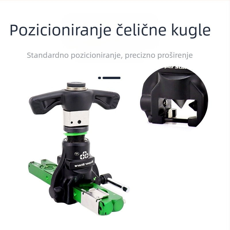 Električni dvostrano namjenski proširivač za bakrene cijevi (klima uređaji) – ekscentrik, 6-19 mm, serija Expander