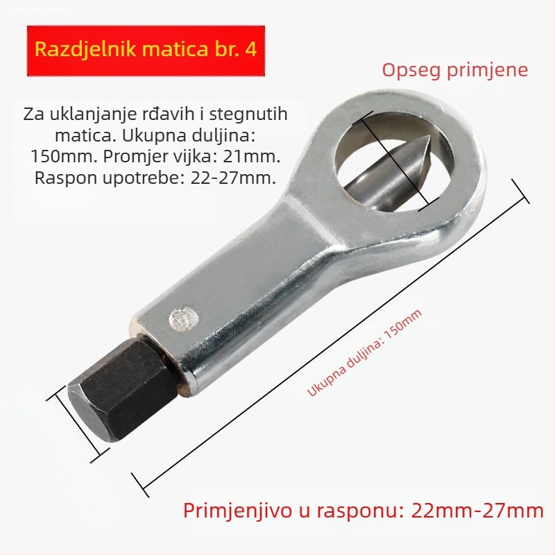 Razbijač matica i razdjelnik – alat za uklanjanje matica i vijaka, kućni auto popravak