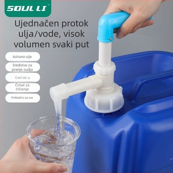 Ručna pumpa za tekućine sa usisnom cijevi; za razne tekućine (Brand: The First Force; Serija: Regular; Specifikacije: Regular)