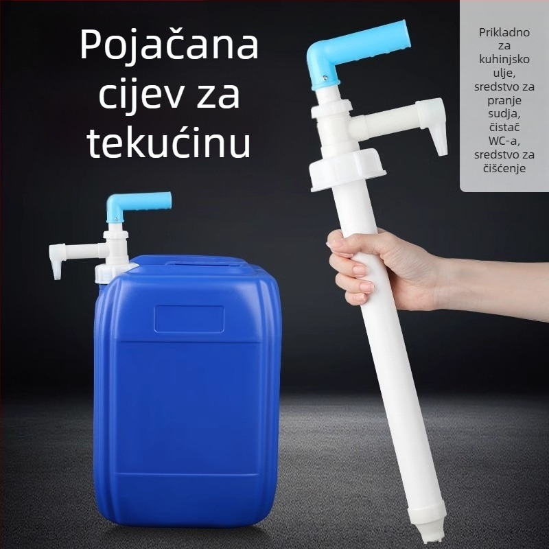 Ručna pumpa za tekućine sa usisnom cijevi; za razne tekućine (Brand: The First Force; Serija: Regular; Specifikacije: Regular)